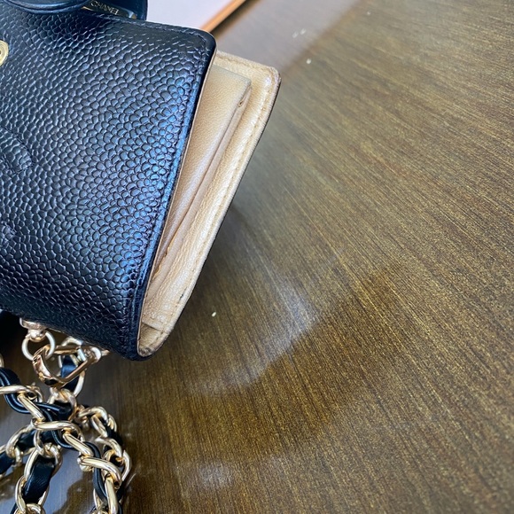 Chanel caviar leather wallet - Picture 4 of 10